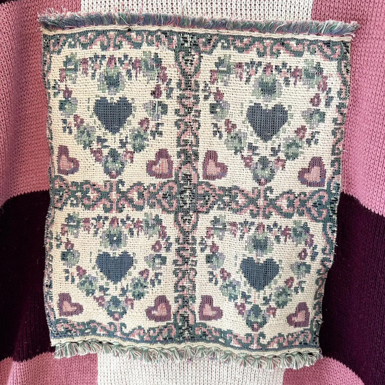 Vintage Patchwork Quilt Sweater