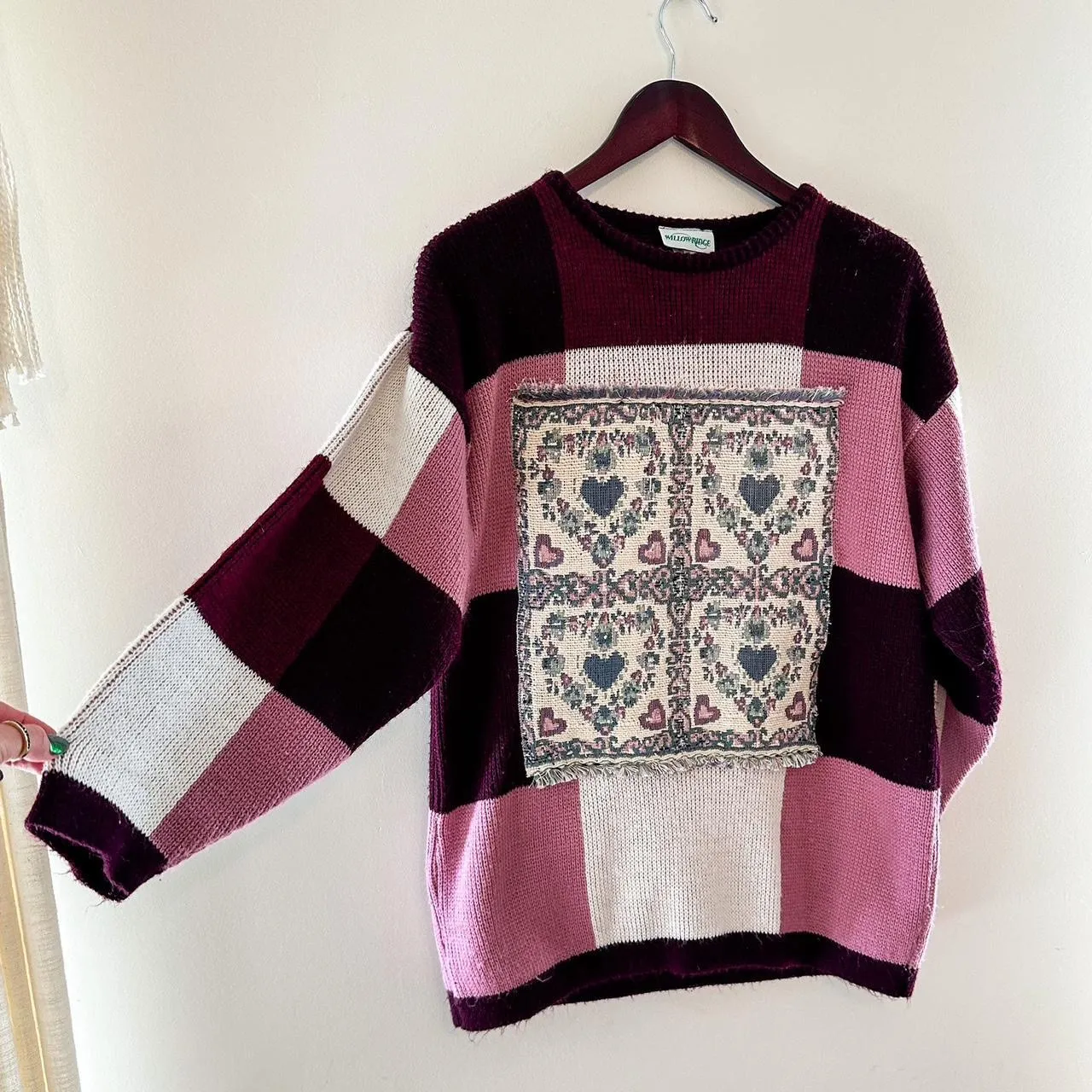 Vintage Patchwork Quilt Sweater