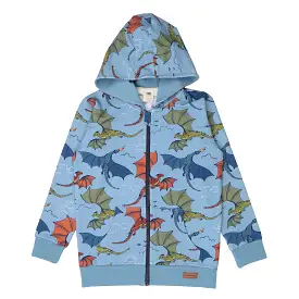 Walkiddy Colourful Dragons Zip Hoodie