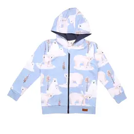 Walkiddy Polar Bear Family Zip Hoodie