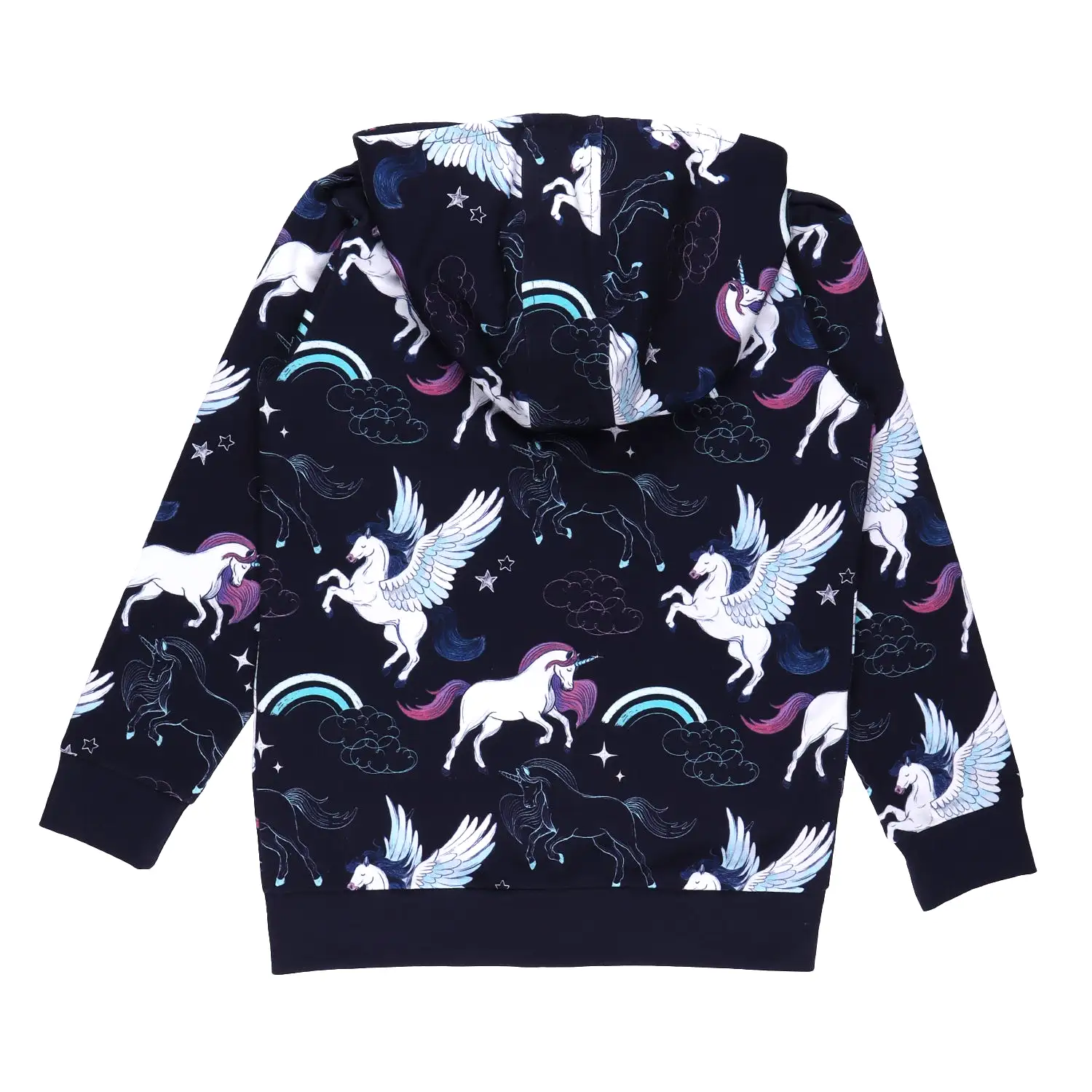 Walkiddy Unicorns & Pegasuses Zip Hoodie