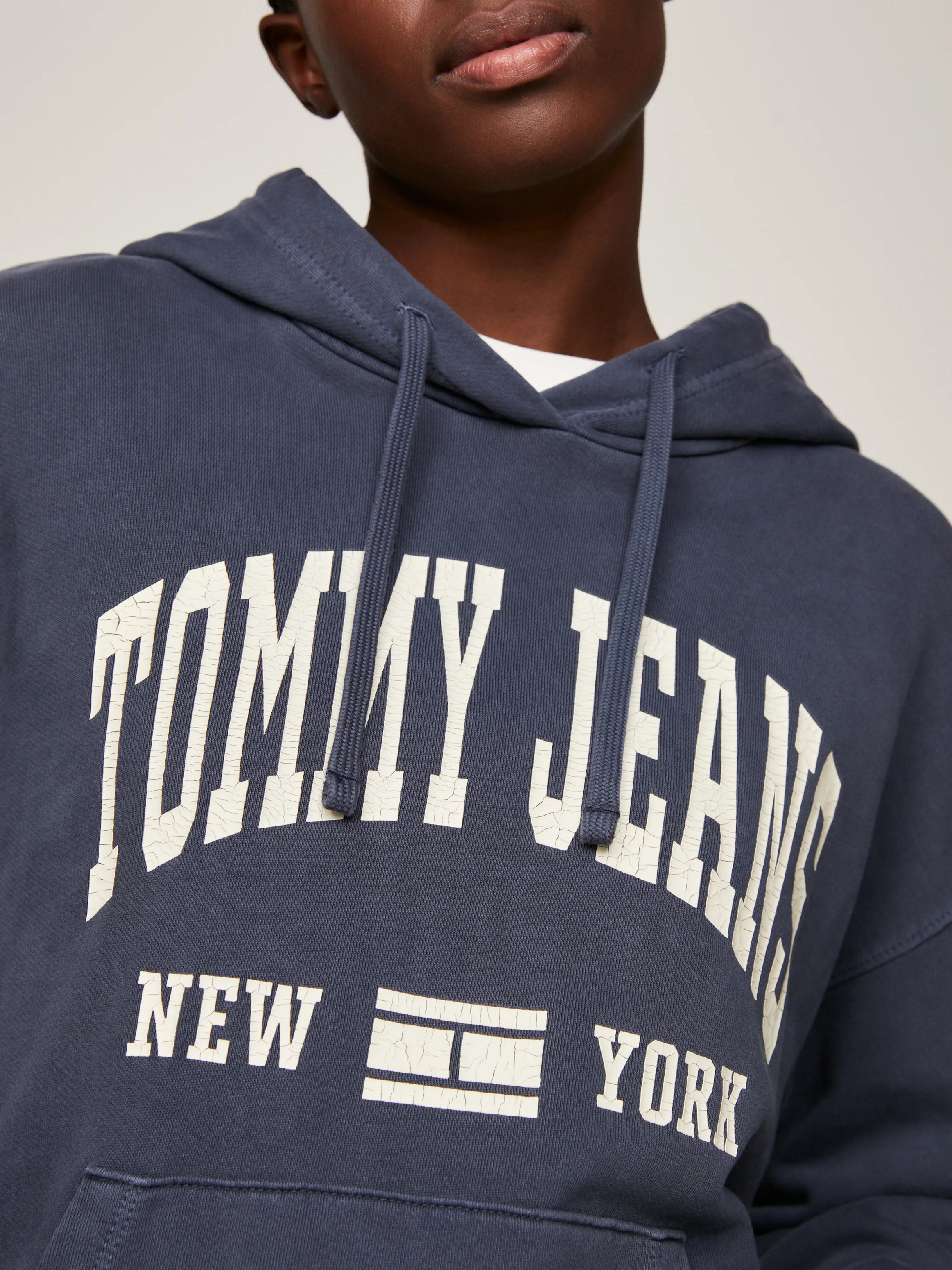 Washed Varsity Hoodie | Sweatshirts & Hoodies | Tommy Jeans