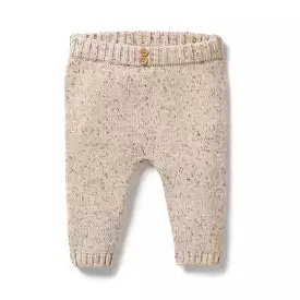 Wilson & Frenchy Knitted Legging - Almond Fleck