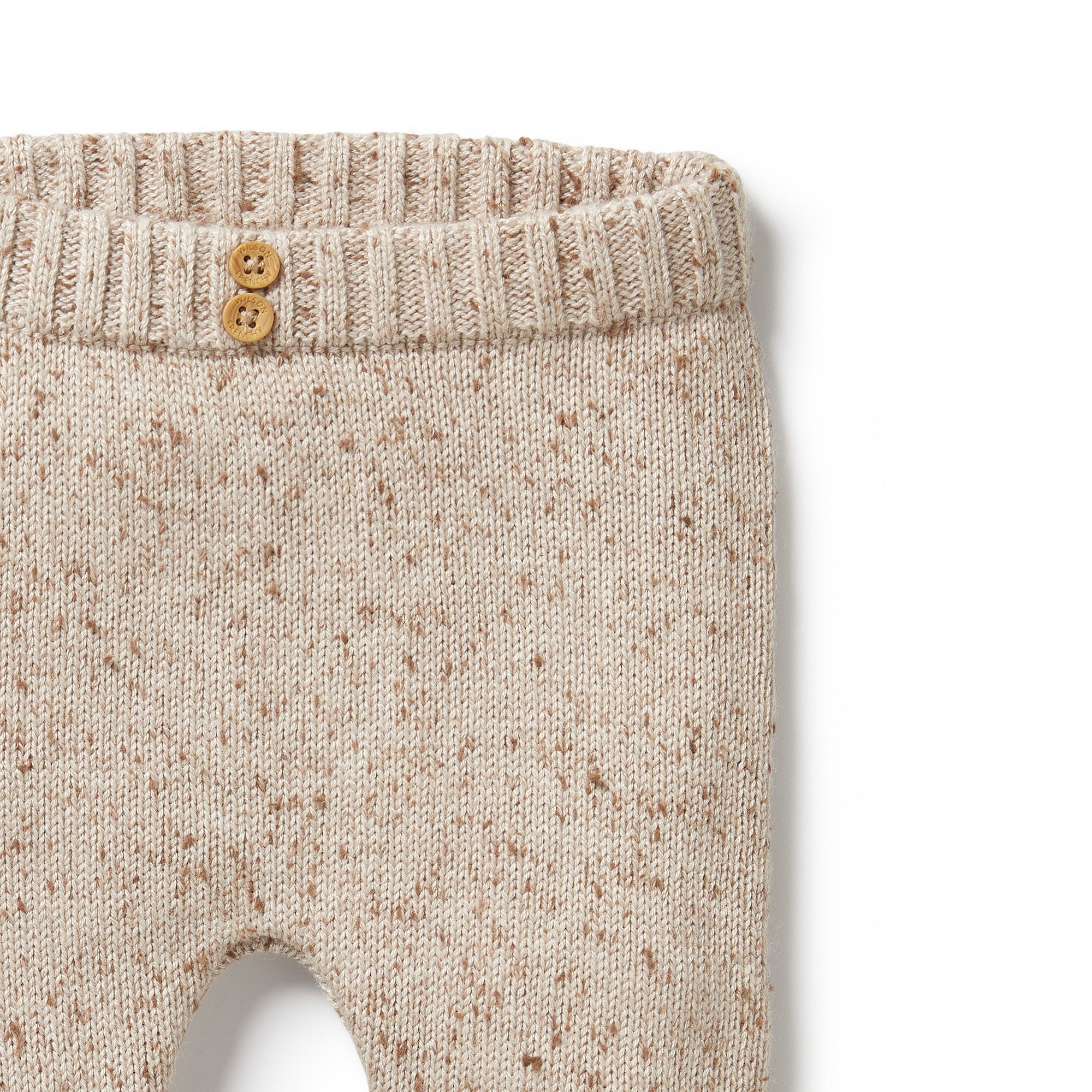 Wilson & Frenchy Knitted Legging - Almond Fleck