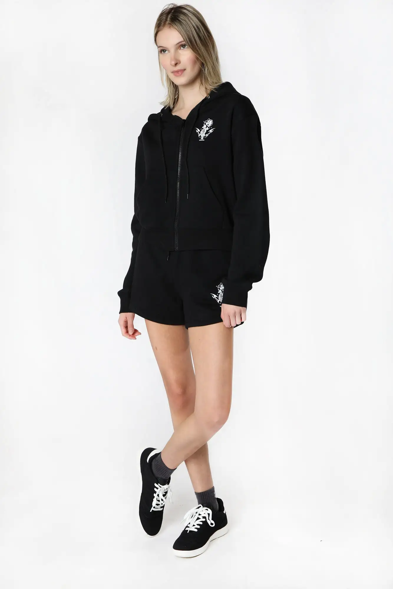 Womens Sovrn Voices Graphic Zip-Up Hoodie