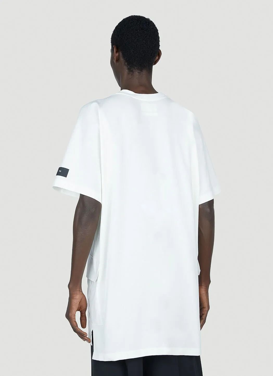 Y-3  |Crew Neck Street Style Cotton Short Sleeves Logo Designers