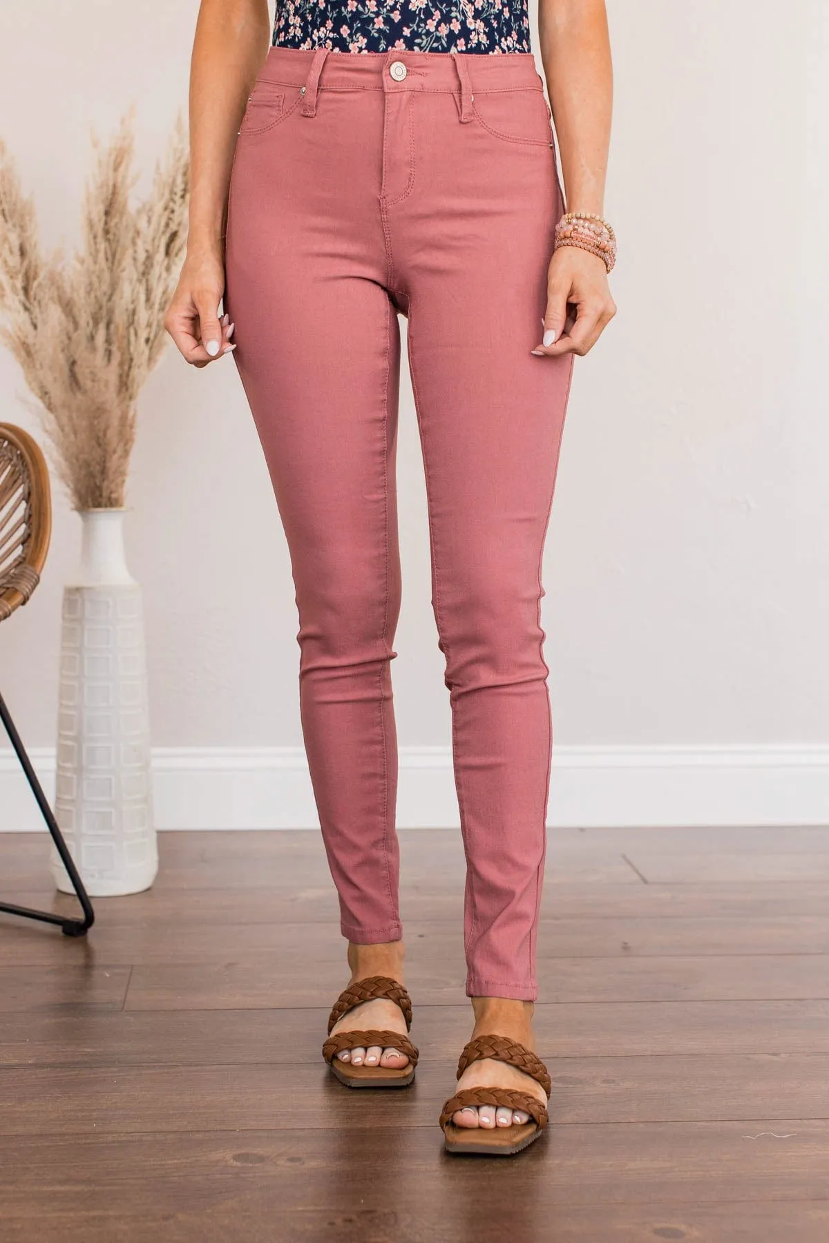 YMI Mid-Rise Jeggings- Rosaline Wash