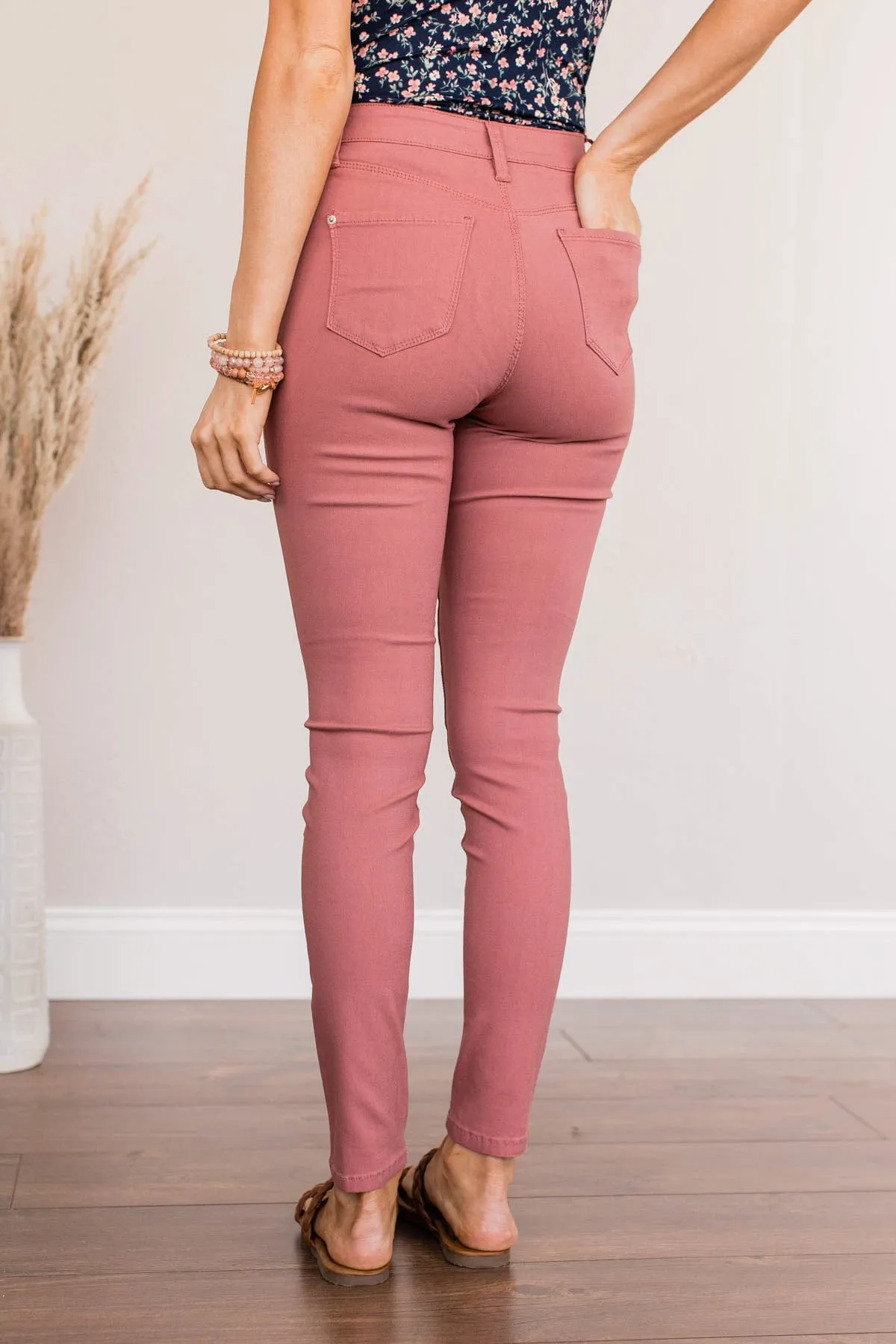 YMI Mid-Rise Jeggings- Rosaline Wash