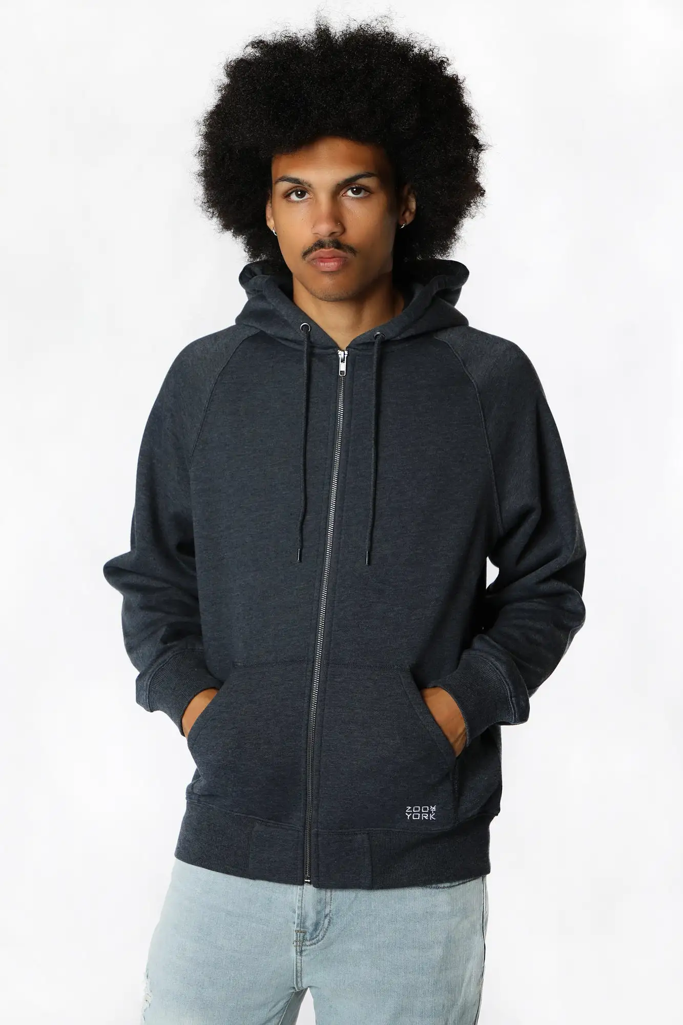 Zoo York Mens Classic Zip-Up Hoodie