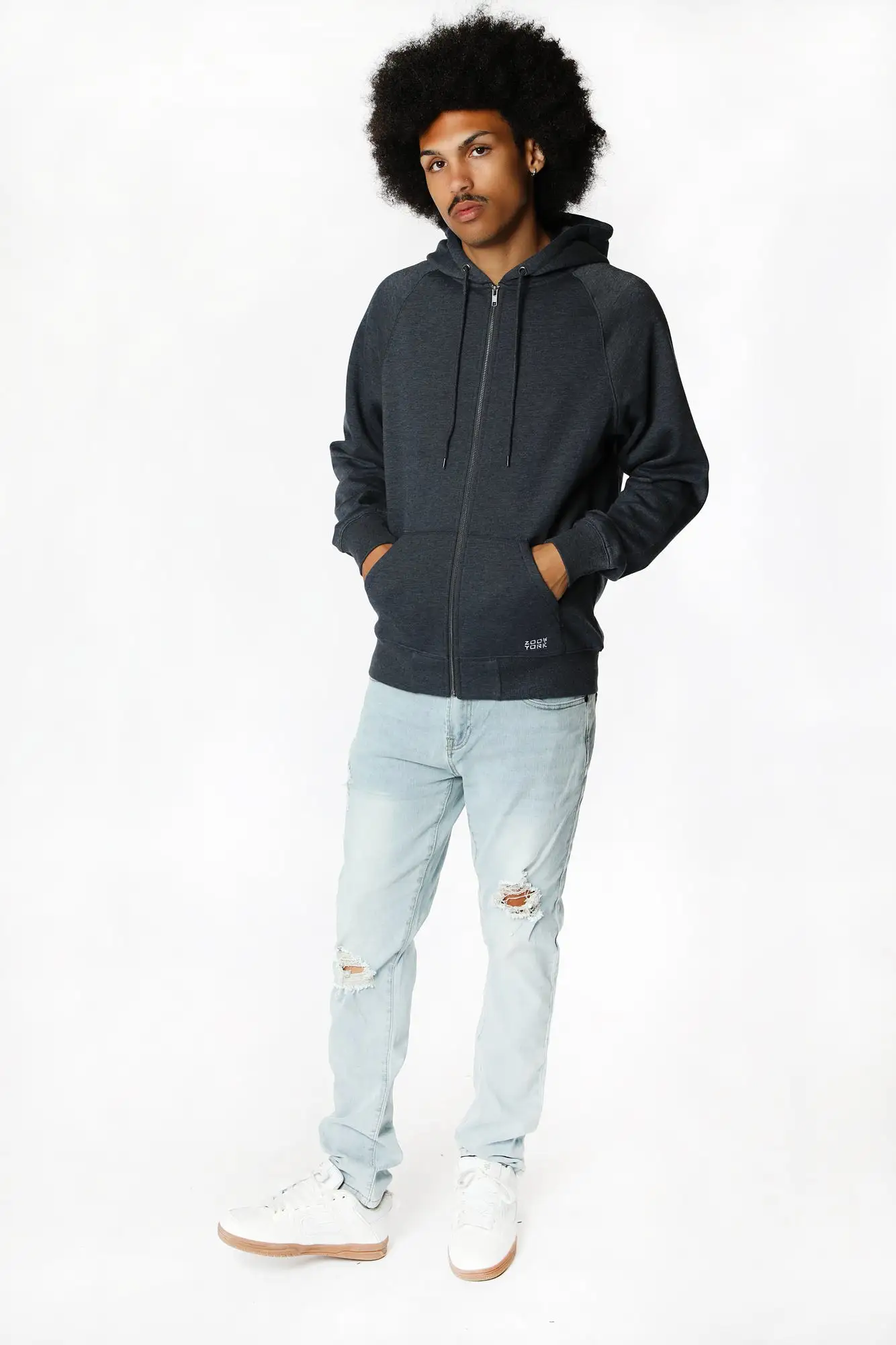 Zoo York Mens Classic Zip-Up Hoodie