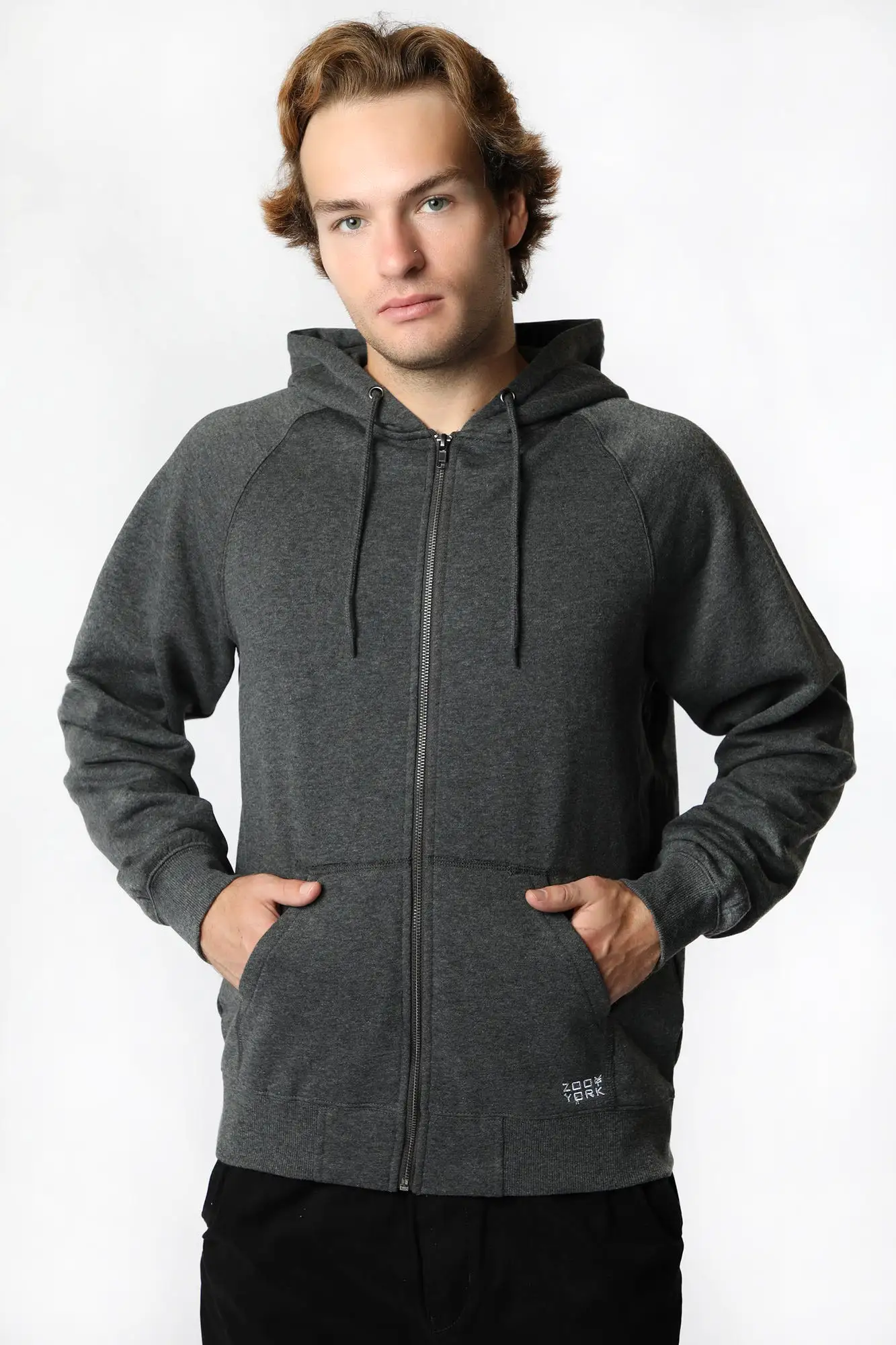 Zoo York Mens Classic Zip-Up Hoodie