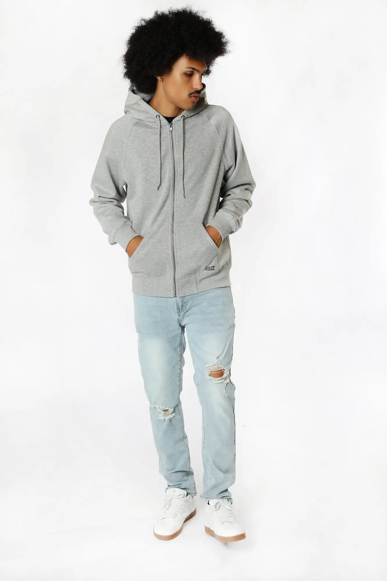 Zoo York Mens Classic Zip-Up Hoodie