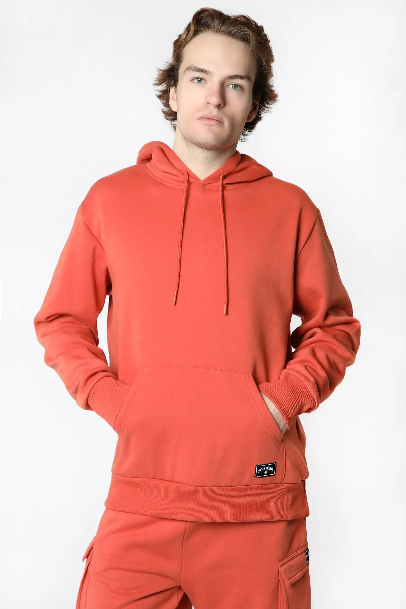 Zoo York Mens Solid Colour Hoodie