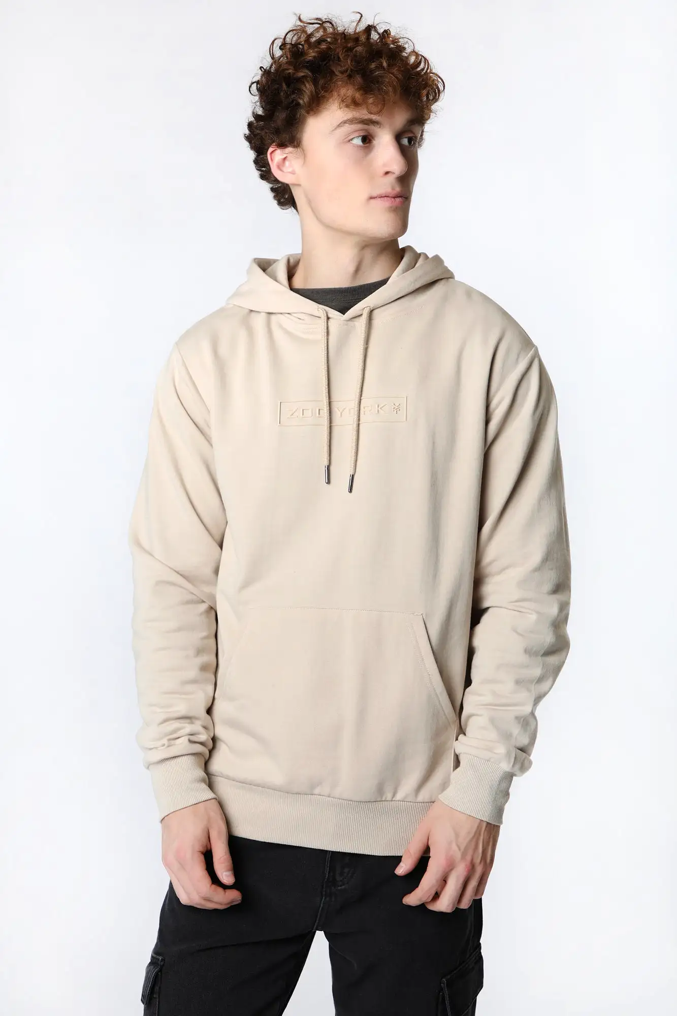 Zoo York Mens Tonal Logo Hoodie